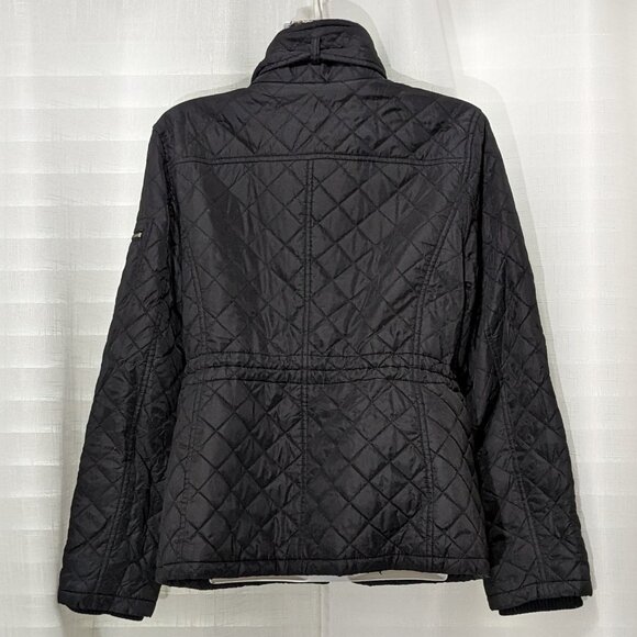 MICHAEL KORS Quilted Jacket Coat Ladies Designer Size M Black - Picture 6 of 16